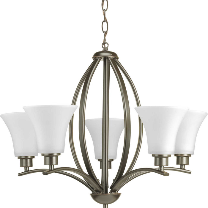 Myhouse Lighting Progress Lighting - P4490-20W - Five Light Chandelier - Joy - Antique Bronze