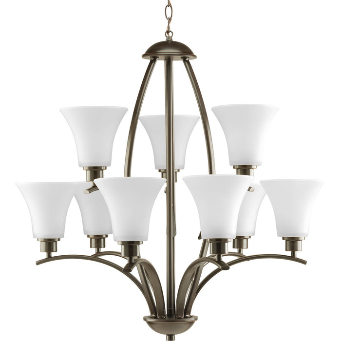 Myhouse Lighting Progress Lighting - P4492-20W - Nine Light Chandelier - Joy - Antique Bronze