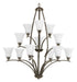 Myhouse Lighting Progress Lighting - P4497-20W - 12 Light Chandelier - Joy - Antique Bronze