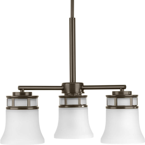 Myhouse Lighting Progress Lighting - P4612-20 - Three Light Chandelier - Cascadia - Antique Bronze