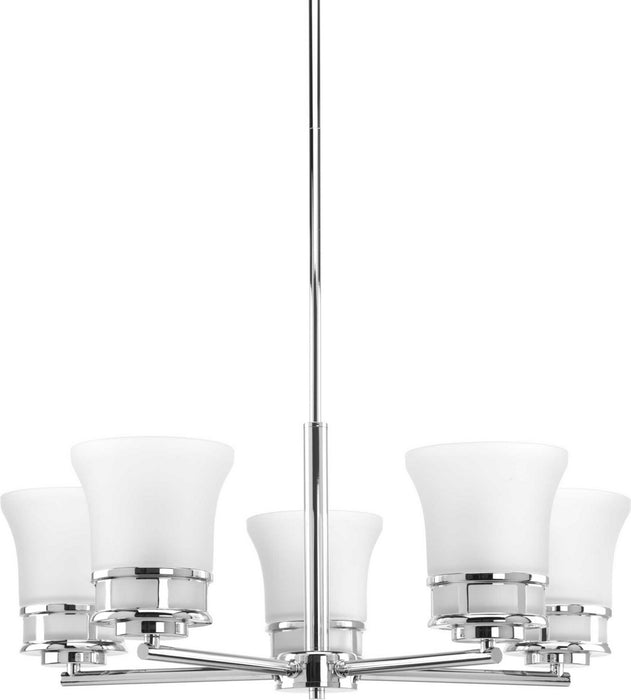 Myhouse Lighting Progress Lighting - P4613-15 - Five Light Chandelier - Cascadia - Polished Chrome