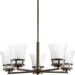 Myhouse Lighting Progress Lighting - P4613-20 - Five Light Chandelier - Cascadia - Antique Bronze