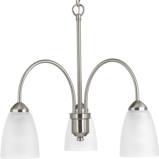 Myhouse Lighting Progress Lighting - P4734-09 - Three Light Chandelier - Gather - Brushed Nickel