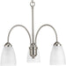 Myhouse Lighting Progress Lighting - P4734-09 - Three Light Chandelier - Gather - Brushed Nickel