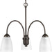 Myhouse Lighting Progress Lighting - P4734-20 - Three Light Chandelier - Gather - Antique Bronze