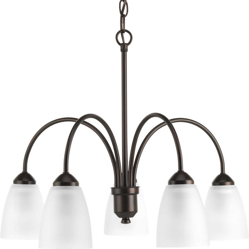 Myhouse Lighting Progress Lighting - P4735-20 - Five Light Chandelier - Gather - Antique Bronze