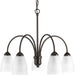 Myhouse Lighting Progress Lighting - P4735-20 - Five Light Chandelier - Gather - Antique Bronze