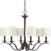 Myhouse Lighting Progress Lighting - P4739-20 - Six Light Chandelier - Inspire - Antique Bronze