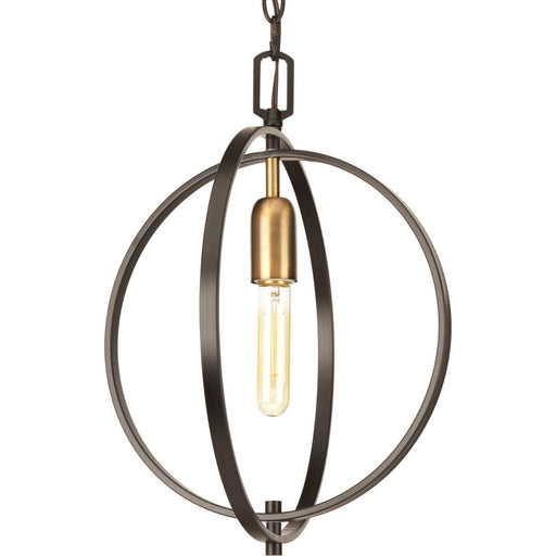 Myhouse Lighting Progress Lighting - P5180-20 - One Light Pendant - Swing - Antique Bronze