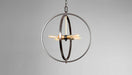 Myhouse Lighting Progress Lighting - P5190-20 - Four Light Pendant - Swing - Antique Bronze