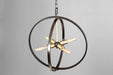 Myhouse Lighting Progress Lighting - P5190-20 - Four Light Pendant - Swing - Antique Bronze