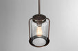 Myhouse Lighting Progress Lighting - P5560-20 - One Light Hanging Lantern - Botta - Antique Bronze