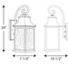 Myhouse Lighting Progress Lighting - P5754-108 - Two Light Wall Lantern - Maison - Oil Rubbed Bronze