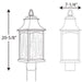 Myhouse Lighting Progress Lighting - P6432-31 - Two Light Post Lantern - Maison - Black