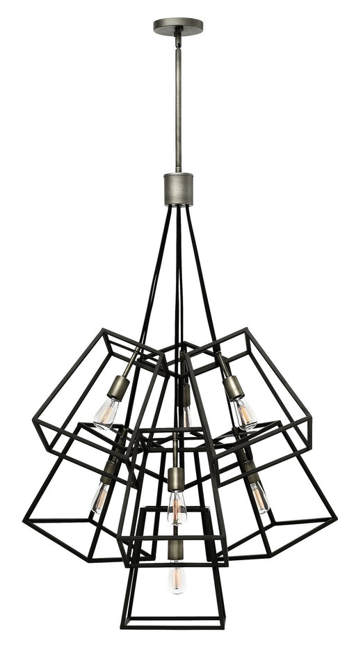 Myhouse Lighting Hinkley - 3357DZ - LED Foyer Pendant - Fulton - Aged Zinc