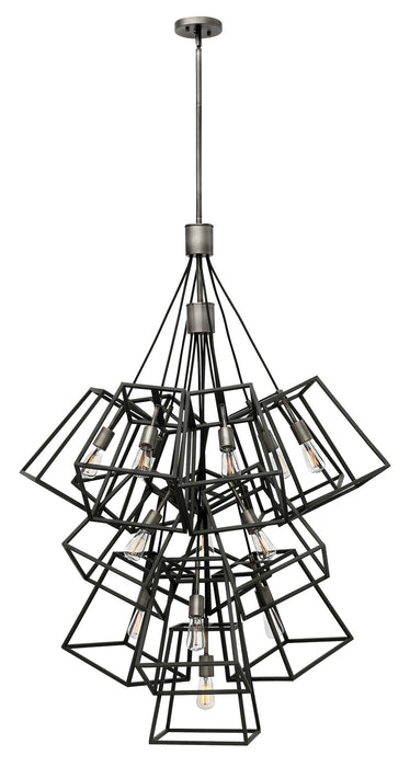 Myhouse Lighting Hinkley - 3358DZ - LED Foyer Pendant - Fulton - Aged Zinc