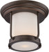 Myhouse Lighting Nuvo Lighting - 62-633 - LED Outdoor Flush Mount - Bethany - Mahogany Bronze