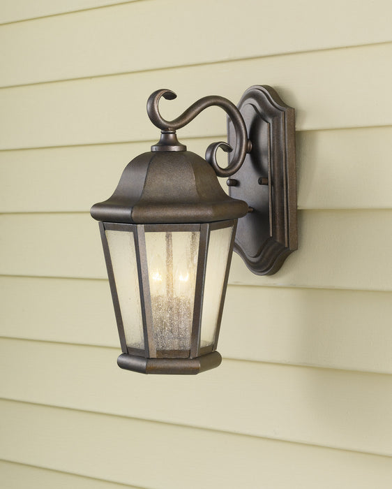 Myhouse Lighting Generation Lighting - OL5901CB - Two Light Outdoor Wall Lantern - Martinsville - Corinthian Bronze