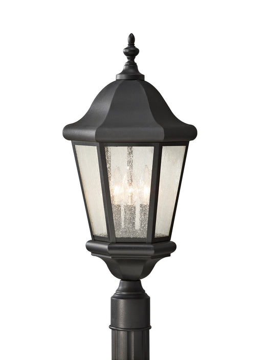 Myhouse Lighting Generation Lighting - OL5907BK - Three Light Outdoor Post Lantern - Martinsville - Black