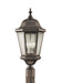 Myhouse Lighting Generation Lighting - OL5907CB - Three Light Outdoor Post Lantern - Martinsville - Corinthian Bronze