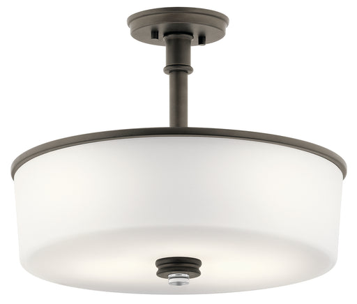 Myhouse Lighting Kichler - 43925OZ - Three Light Pendant/Semi Flush Mount - Joelson - Olde Bronze