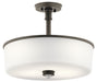 Myhouse Lighting Kichler - 43925OZ - Three Light Pendant/Semi Flush Mount - Joelson - Olde Bronze