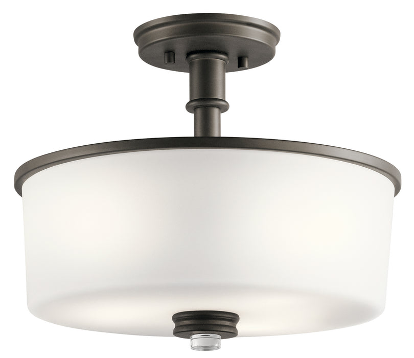 Myhouse Lighting Kichler - 43926OZ - Three Light Semi Flush Mount - Joelson - Olde Bronze