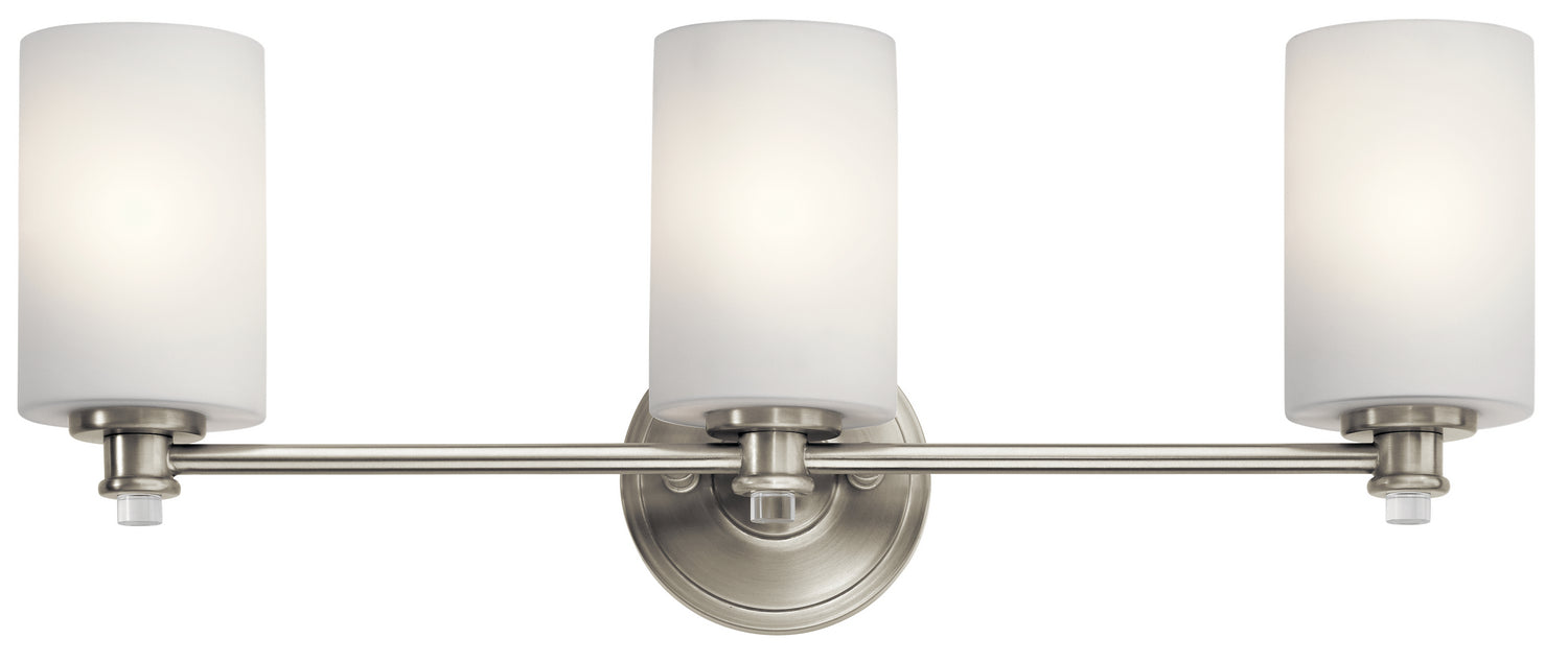 Myhouse Lighting Kichler - 45923NI - Three Light Bath - Joelson - Brushed Nickel