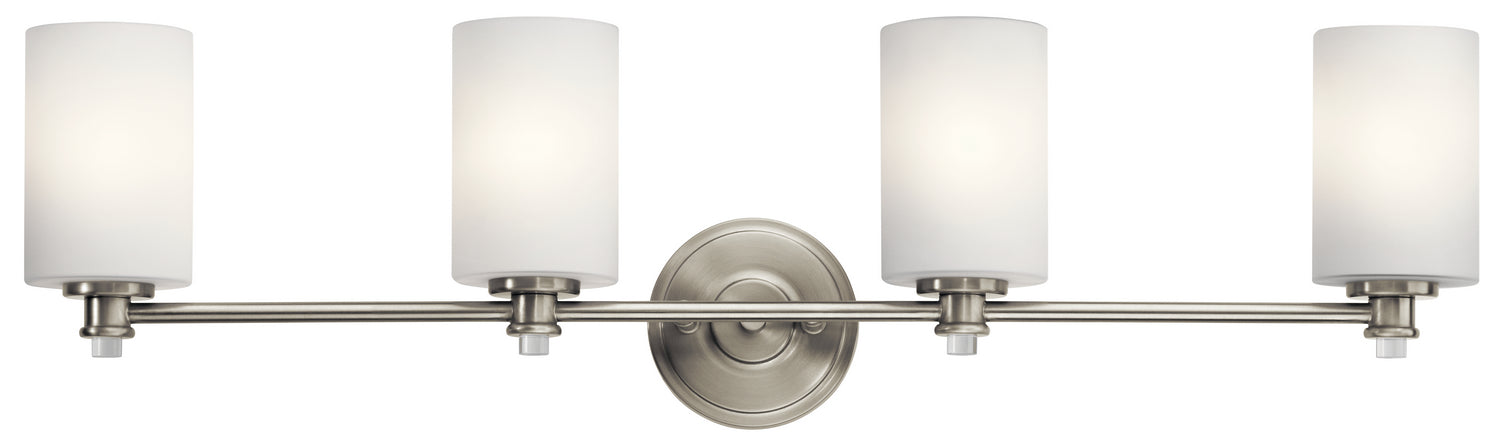 Myhouse Lighting Kichler - 45924NI - Four Light Bath - Joelson - Brushed Nickel