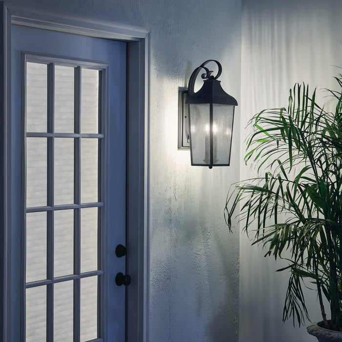 Myhouse Lighting Kichler - 49737OZ - Two Light Outdoor Wall Mount - Forestdale - Olde Bronze