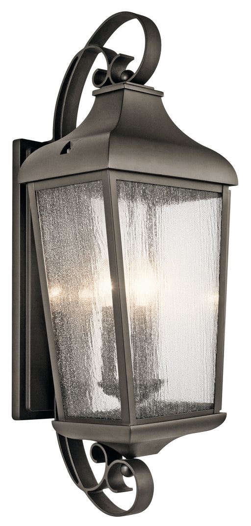 Myhouse Lighting Kichler - 49738OZ - Three Light Outdoor Wall Mount - Forestdale - Olde Bronze