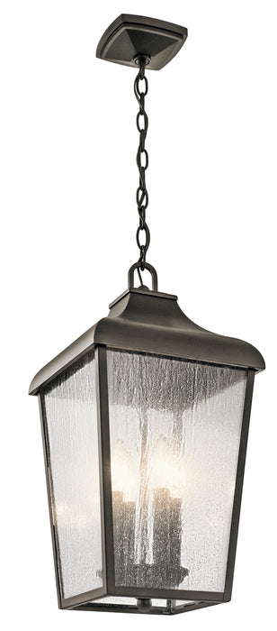 Myhouse Lighting Kichler - 49740OZ - Four Light Outdoor Pendant - Forestdale - Olde Bronze