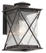 Myhouse Lighting Kichler - 49743WZC - One Light Outdoor Wall Mount - Argyle - Weathered Zinc