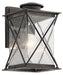 Myhouse Lighting Kichler - 49745WZC - One Light Outdoor Wall Mount - Argyle - Weathered Zinc