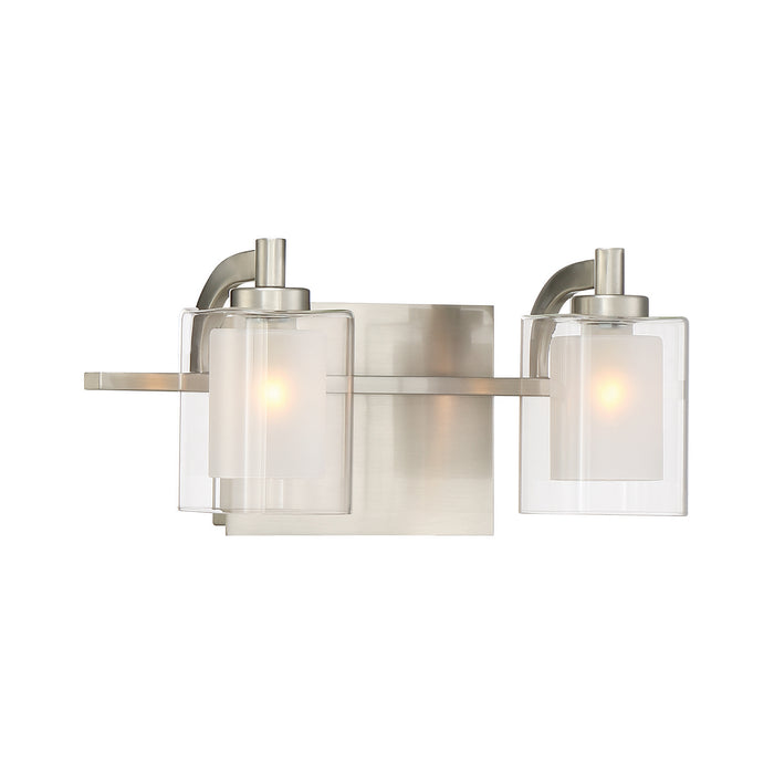 Myhouse Lighting Quoizel - KLT8602BNLED - Two Light Bath Fixture - Kolt - Brushed Nickel