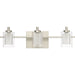 Myhouse Lighting Quoizel - KLT8603BNLED - Three Light Bath Fixture - Kolt - Brushed Nickel