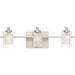 Myhouse Lighting Quoizel - KLT8603BNLED - Three Light Bath Fixture - Kolt - Brushed Nickel