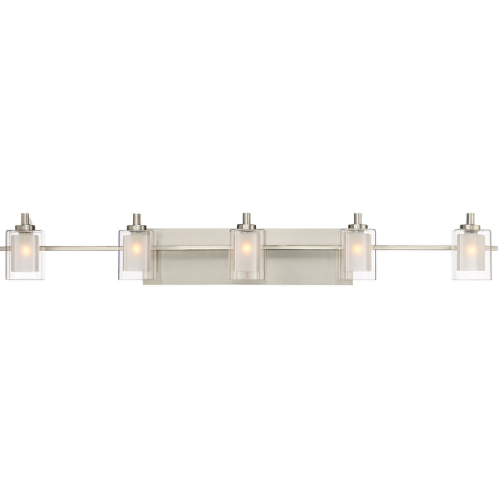 Myhouse Lighting Quoizel - KLT8605BNLED - Five Light Bath Fixture - Kolt - Brushed Nickel