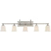 Myhouse Lighting Quoizel - NL8605BN - Five Light Bath Fixture - Nicholas - Brushed Nickel