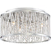 Myhouse Lighting Quoizel - PCCC1614C - Four Light Flush Mount - Crystal Cove - Polished Chrome