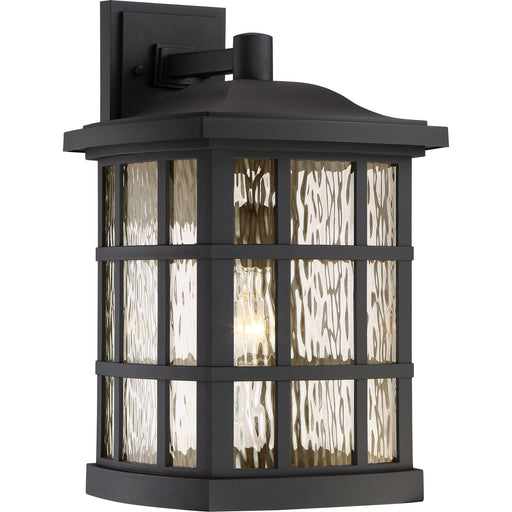 Myhouse Lighting Quoizel - SNN8411K - One Light Outdoor Wall Lantern - Stonington - Mystic Black