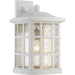 Myhouse Lighting Quoizel - SNN8411W - One Light Outdoor Wall Lantern - Stonington - Matte White