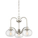 Myhouse Lighting Quoizel - TRG5103BN - Three Light Chandelier - Trilogy - Brushed Nickel