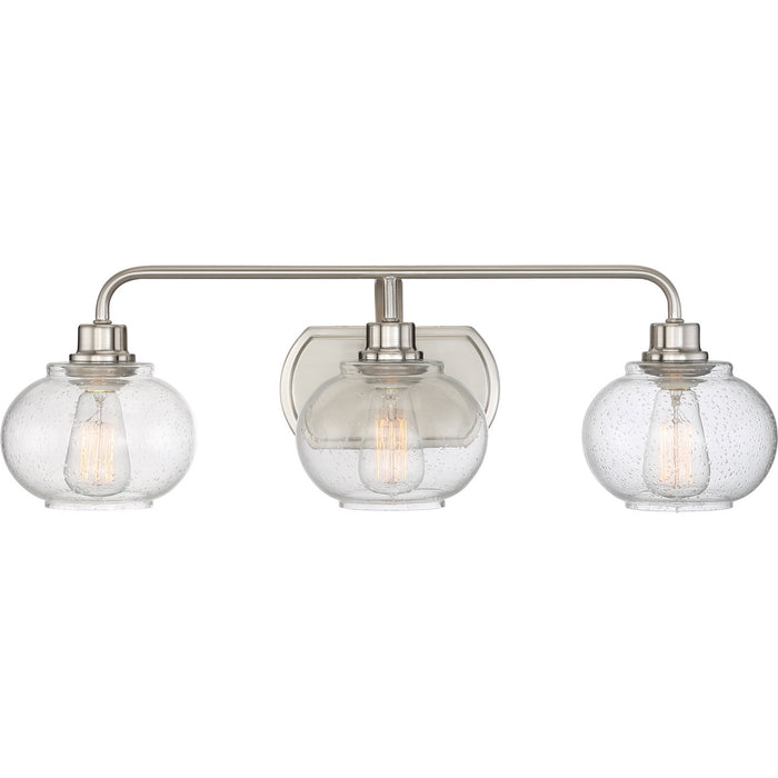 Myhouse Lighting Quoizel - TRG8603BN - Three Light Bath Fixture - Trilogy - Brushed Nickel