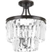 Myhouse Lighting Progress Lighting - P2325-20 - Three Light Semi-Flush Convertible - Glimmer - Antique Bronze