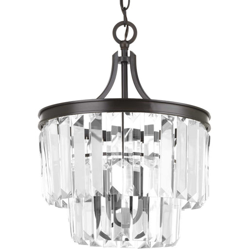 Myhouse Lighting Progress Lighting - P2325-20 - Three Light Semi-Flush Convertible - Glimmer - Antique Bronze