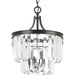 Myhouse Lighting Progress Lighting - P2325-20 - Three Light Semi-Flush Convertible - Glimmer - Antique Bronze