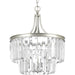 Myhouse Lighting Progress Lighting - P2326-134 - Three Light Semi-Flush Convertible - Glimmer - Silver Ridge