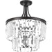 Myhouse Lighting Progress Lighting - P2326-20 - Three Light Semi-Flush Convertible - Glimmer - Antique Bronze