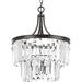 Myhouse Lighting Progress Lighting - P2326-20 - Three Light Semi-Flush Convertible - Glimmer - Antique Bronze